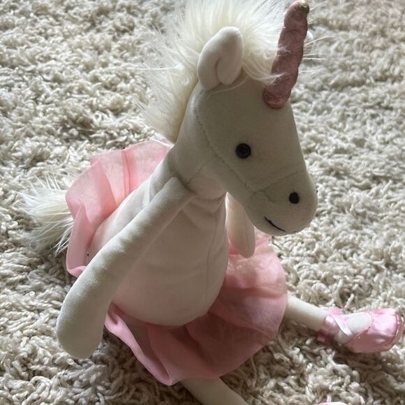 Jellycat Dancing Darcey Unicorn Stuffed Animal, Medium, 13 inches - Picture 3 of 12